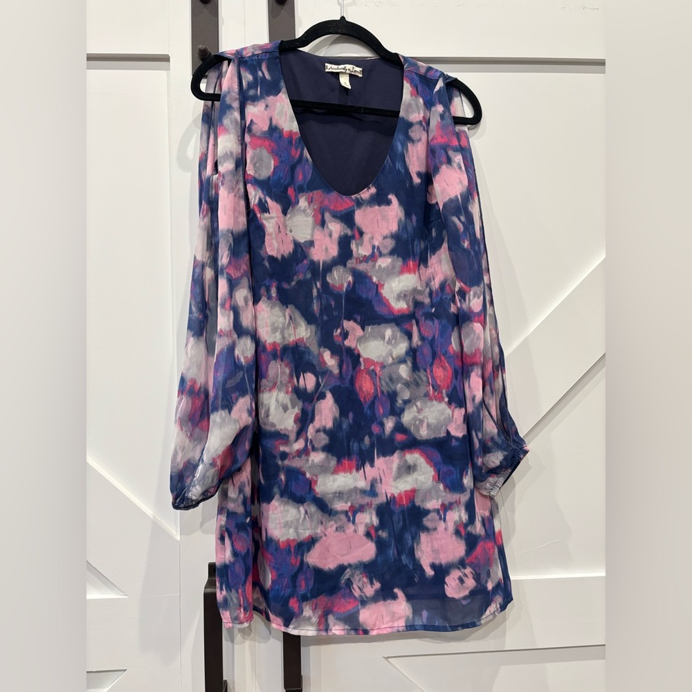 Accidentally In Love Multicolor Long Sleeve Dress